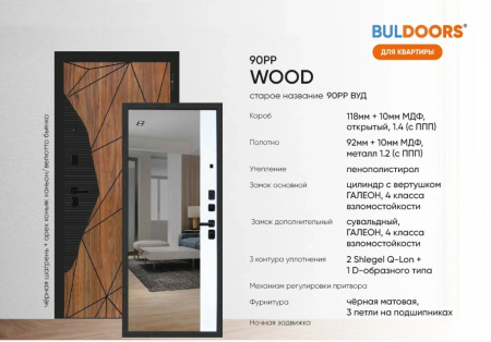 BULDOORS 90 WOOD